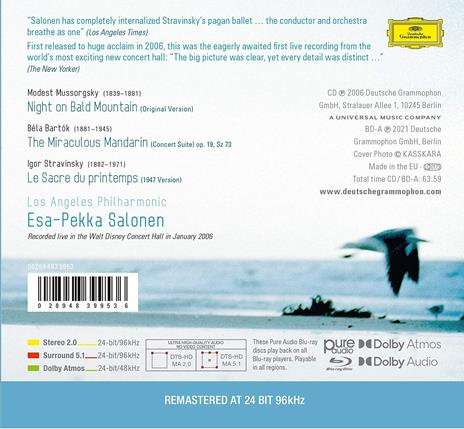 La sagra della primavera - CD Audio + Blu-Ray Audio di Igor Stravinsky,Esa-Pekka Salonen - 2