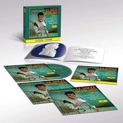 Le Nozze di Figaro (3 CD + Blu-ray Audio) - CD Audio + Blu-Ray Audio di Wolfgang Amadeus Mozart,Hermann Prey,Karl Böhm,Orchester der Deutschen Oper Berlino