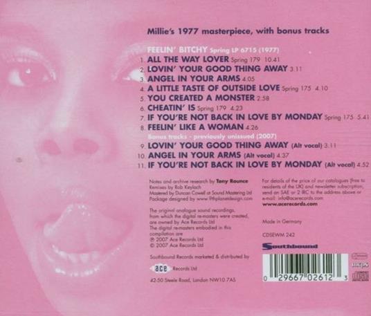 Feeling Bitchy - CD Audio di Millie Jackson - 2