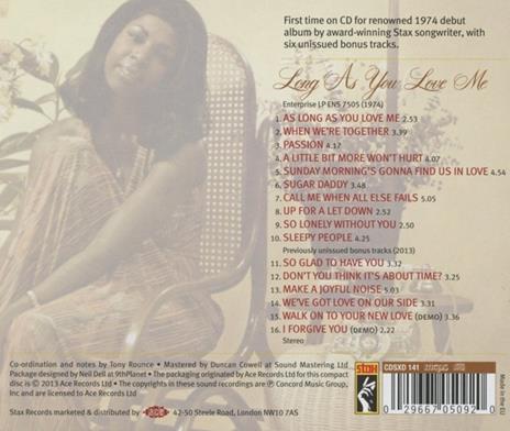 Long as You Love Me - CD Audio di Bettye Crutcher - 2