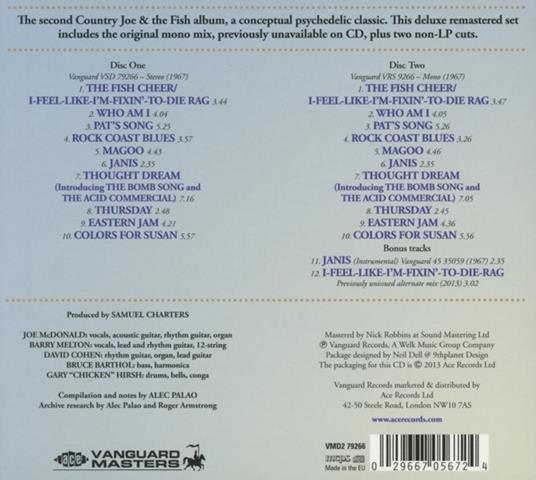 I Feel Like I'm - CD Audio di Country Joe & the Fish - 2