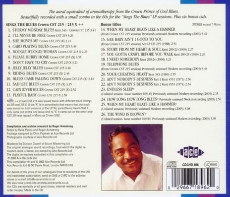 Sings the Blues Sessions - CD Audio di Jimmy Witherspoon - 2