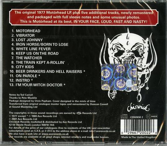 Motorhead - CD Audio di Motörhead - 2
