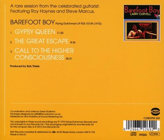 Barefoot Boy - CD Audio di Larry Coryell - 2