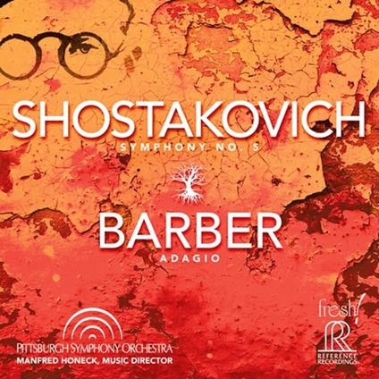 Sinfonia n.5 - Adagio per Archi - CD Audio di Dmitri Shostakovich,Samuel Barber