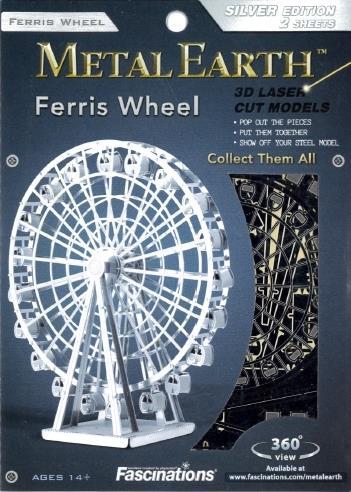 Eureka Metal Earth Ferris Wheel Zilver Editie