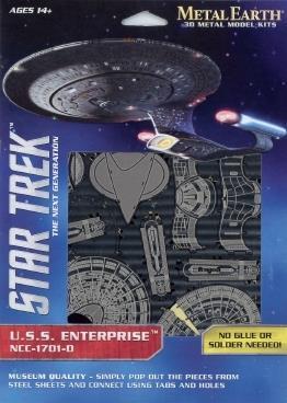 Star Trek USS Enterprise NCC1701-D Metal Earth 3D Model Kit MMS281 - 2