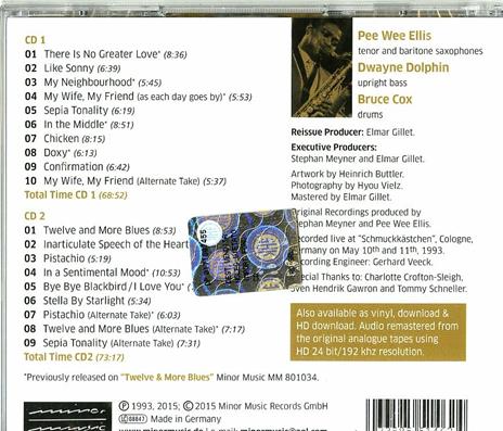 Cologne Concert - CD Audio di Pee Wee Ellis - 2