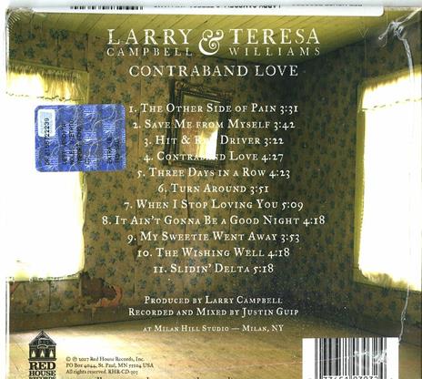 Contraband Love - CD Audio di Larry Campbell,Teresa Williams - 2