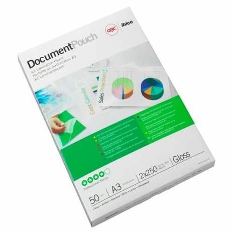 GBC Pouch per plastificazione documenti A3 2x100mic lucide (100) - 4