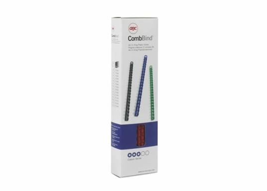 GBC Anelli plastici CombBind neri 12 mm (100) - 2