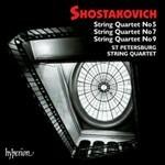 Quartetti per archi n.5, n.7, n.9 - CD Audio di Dmitri Shostakovich,St. Petersburg String Quartet