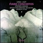 Concerti per pianoforte - CD Audio di Edvard Grieg,Franz Liszt,Andrew Litton,Stephen Hough,Bergen Philharmonic Orchestra