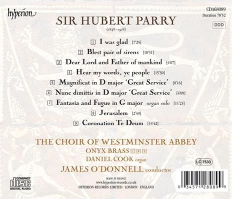 I Was Glad e altre opere corali - CD Audio di Westminster Abbey Choir - 2