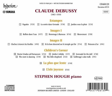 Musica per pianoforte solo - CD Audio di Claude Debussy,Stephen Hough - 2