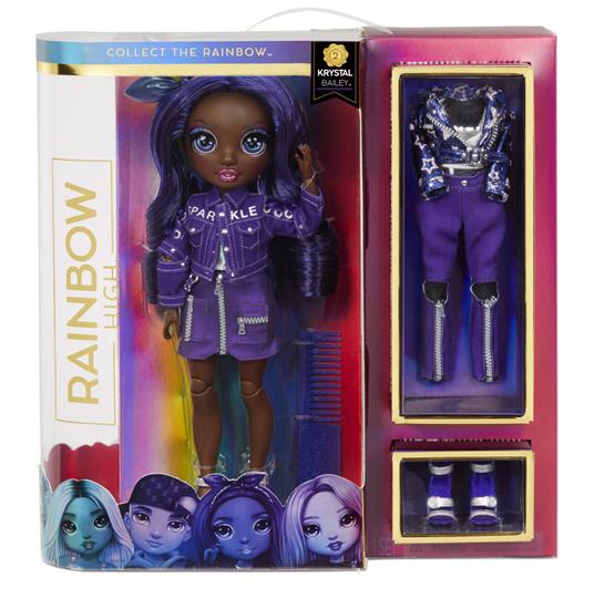 Rainbow High Fashion Doll- Krystal Bailey – Indigo - 2