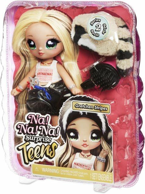 Na! Na! Na! Surprise Teens Doll Gretchen Stripes Raccoon