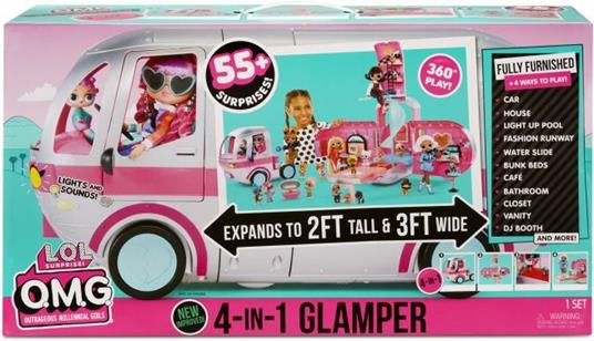 L.O.L. Surprise Omg Glamper - Giochi Preziosi - LOL Surprise - Casa delle  bambole e Playset - Giocattoli | IBS