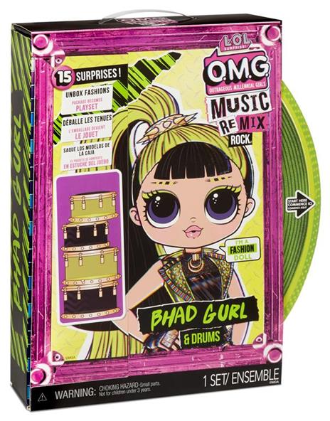 L.O.L. Surprise! OMG Remix Rock- Bhad Gurl and Drums - 3