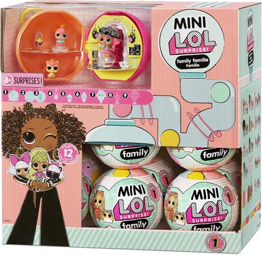 L.O.L. Surprise! OMG Mini Family Collection - ASSORTIMENTO - Mini Replica  di Bambola alla Moda, Lil Sis e