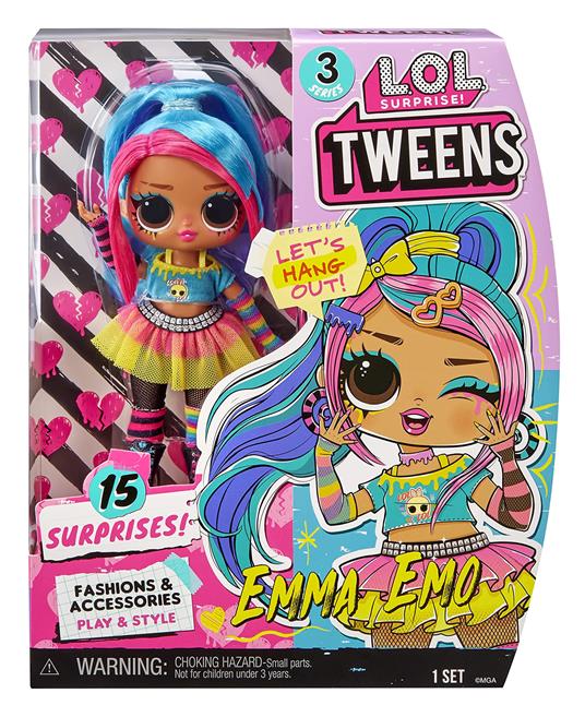 L.O.L. Surprise! Tweens S3 Doll- Emma Emo