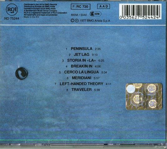 Jet Lag - CD Audio di Premiata Forneria Marconi - 2