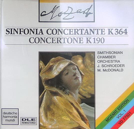 Sinfonia Concertante - Concertone - CD Audio di Wolfgang Amadeus Mozart