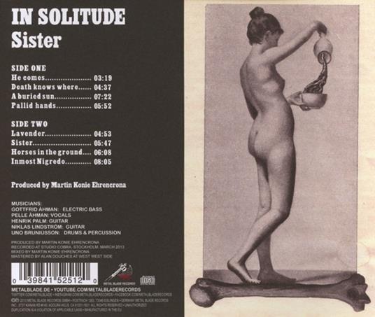 Sister - CD Audio di In Solitude - 2