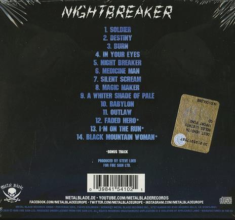 Nightbreaker (Digipack) - CD Audio di Riot - 2