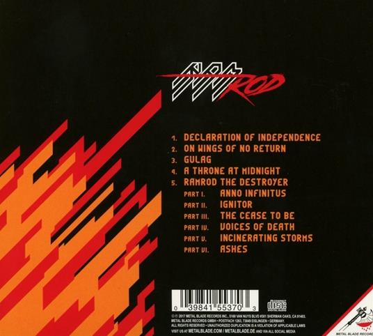Rod (Digipack Limited Edition) - CD Audio di RAM - 2