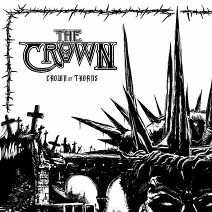 Crown Of Thorns (White Black Marbled Edition) - Vinile LP di Crown