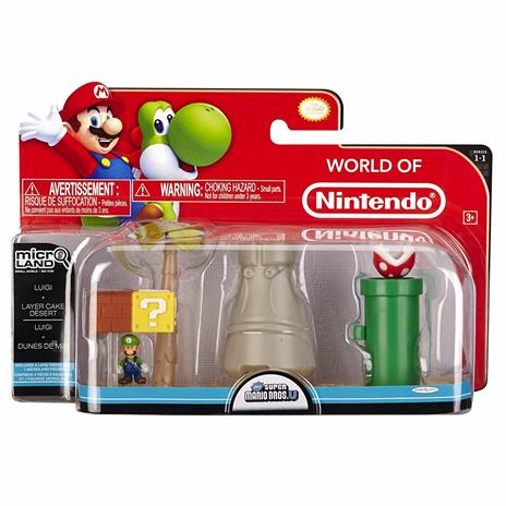 Nintendo Micro Land Serie 1 Deserto Torta + Luigi - 6