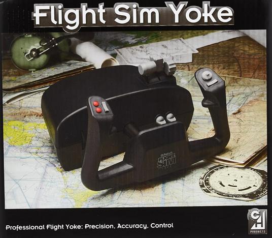 200-615 flight sim yoke usb new - 6