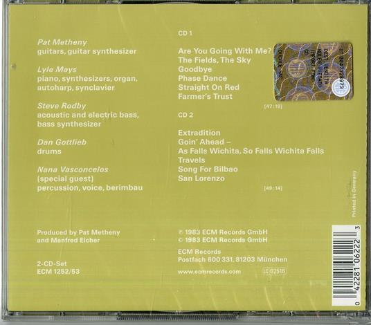 Travels - CD Audio di Pat Metheny - 2