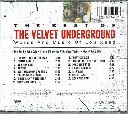 The Best of the Velvet Underground - CD Audio di Velvet Underground - 2