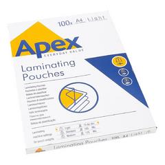 Pouches Plastificazione Apex A4 Spessore 75-80 Micron 100 Pezzi - Fellowes  - Cartoleria e scuola