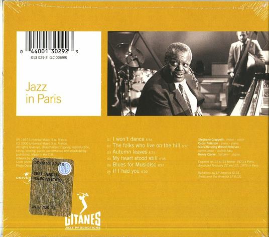 Grappelli Quartet vol.2 - CD Audio di Oscar Peterson - 2