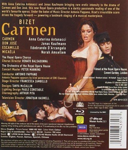 Georges Bizet. Carmen (Blu-ray) - Blu-ray di Georges Bizet,Antonio Pappano,Jonas Kaufmann,Anna Caterina Antonacci - 2