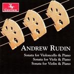 Andrew Rudin-Three String Sonatas - CD Audio