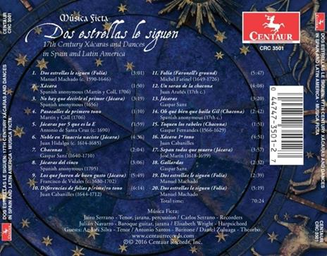 Dos Estrellas Le Siguen - CD Audio di Musica Ficta - 2