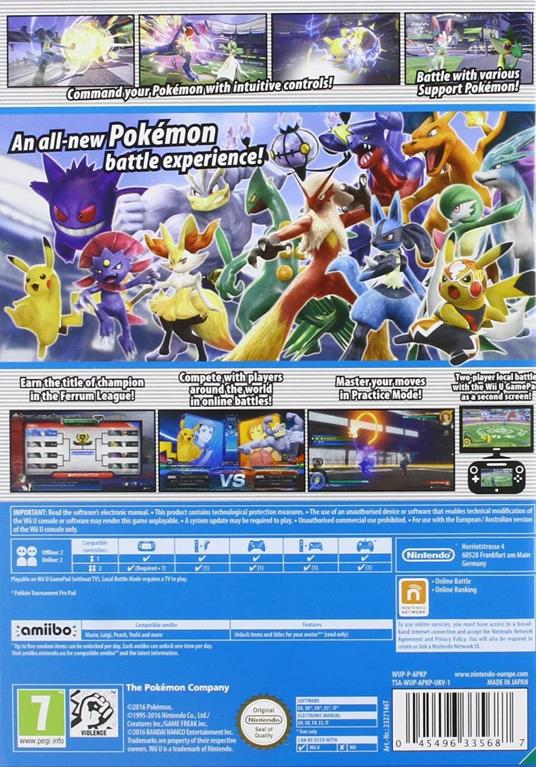 Nintendo Pokkén Tournament Standard Inglese, Francese Wii U - 2