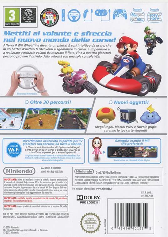 Mario Kart Wii Selects - gioco per Nintendo WII - Nintendo - Racing -  Videogioco | IBS