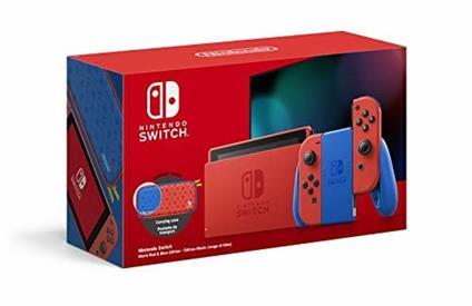 Nintendo Switch Mario Red & Blue Edition console da gioco portatile 15,8 cm (6.2") 32 GB Touch screen Wi-Fi Blu, Rosso