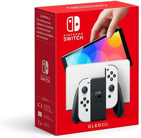 Nintendo Switch OLED console da gioco portatile 17,8 cm (7") 64 GB Touch screen Wi-Fi Bianco