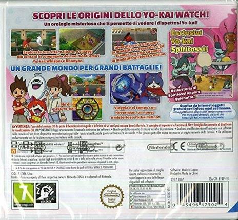 Yo-kai Watch 2: Spiritossi. Limited Edition con Medaglia - 3DS - gioco per  Nintendo 3DS - Nintendo - RPG - Giochi di ruolo - Videogioco | IBS