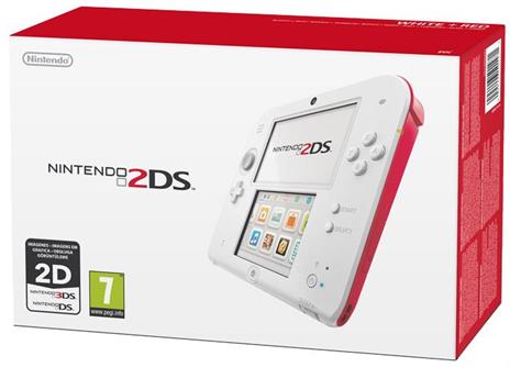Nintendo 2DS Bianco & Rosso