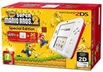 Nintendo 2DS Bianco & Rosso con New Super Mario Bros. 2