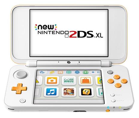 New Nintendo 2Ds Xl Bianco Arancione Boxato - 2