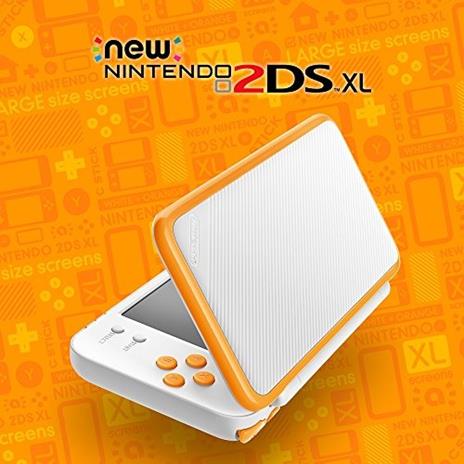 New Nintendo 2Ds Xl Bianco Arancione Boxato - 7