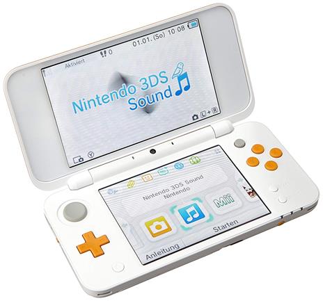New Nintendo 2Ds Xl Bianco Arancione Boxato - 9